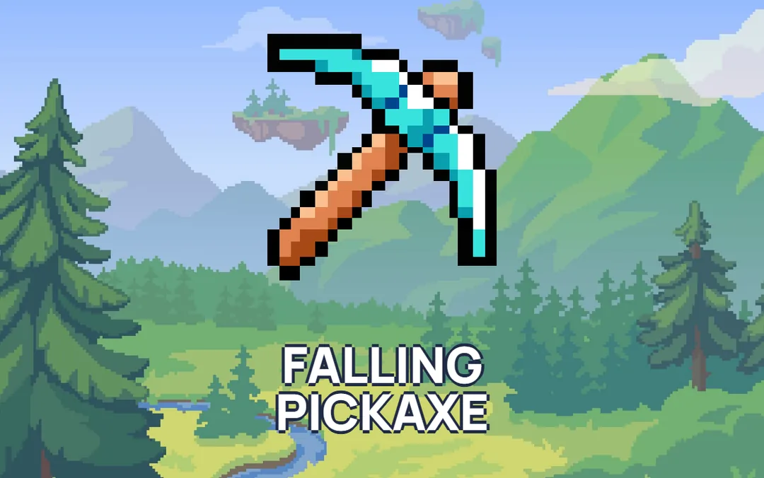 Falling Pickaxe